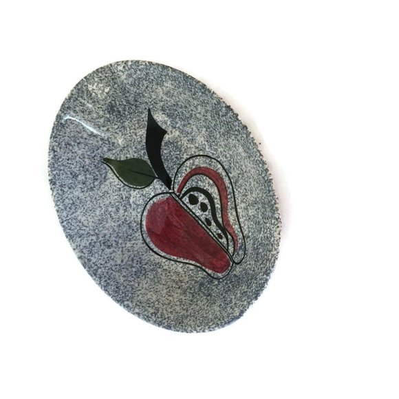 Ceramic Serving Bowl, Country Kitchen Decor, - Picture 2 of 5